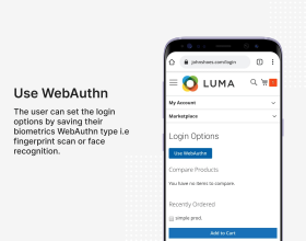 Biometric WebAuthn Module for  Magento 2