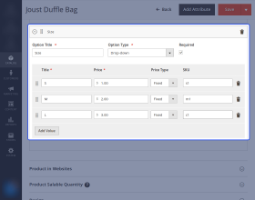 Custom Option with Stock and Images for Magento 2