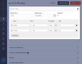 Custom Option with Stock and Images for Magento 2
