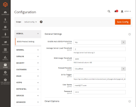 Magento 2 DDoS Firewall Protection
