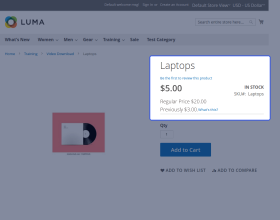 Magento 2 EU Price Indication Directive