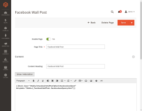 Social Wall Post for Magento 2