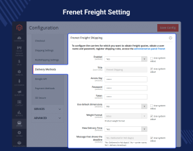 Magento 2 Frenet Freight Gateway