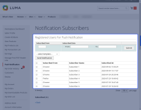 Marketplace Web Push Notification For Magento 2