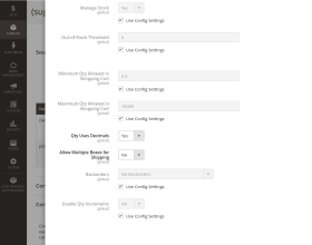 POS Unit Measure Magento 2