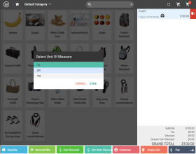 POS Unit Measure Magento 2