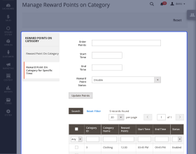 Magento 2 Reward Points Extension