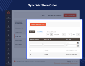 Magento 2 Wix Connector