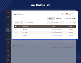 Magento 2 Wix Connector