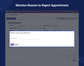 Odoo Appointment Management System