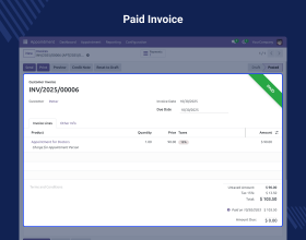 Odoo Appointment Management System