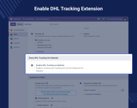 Odoo DHL Tracking Extension 