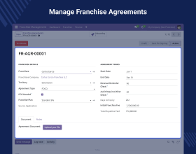 Odoo Franchise Management System