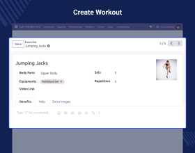 Odoo Gym Management
