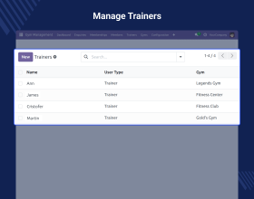 Odoo Gym Management