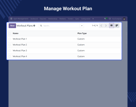 Odoo Gym Management