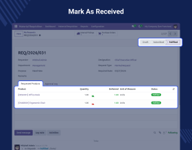 Odoo Material Requisition and Approval