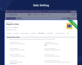 Odoo Multi Channel Sale