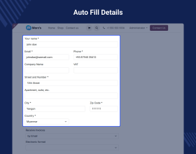 Odoo Portal Address Autocomplete