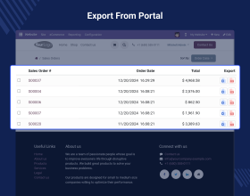 Odoo Portal Document Downloader