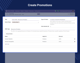 Odoo POS Promotional Offers & Discounts