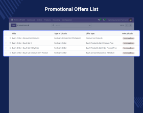 Odoo POS Promotional Offers & Discounts