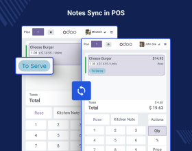 Odoo POS Restaurant Real Time Sync