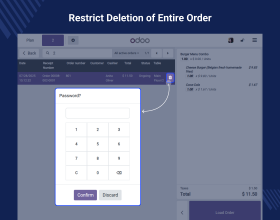 Odoo POS Restaurant Restrictions and Validations