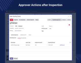 Odoo Quality Control Management