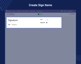 Odoo Sign Document