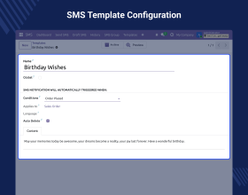 Odoo Twilio SMS Gateway