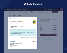 Odoo Vodafone M-Pesa Payment