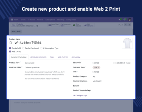 Odoo Web to Print