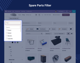 Odoo Website Spare Parts