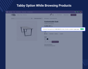 Odoo Website Tabby Payment Acquirer
