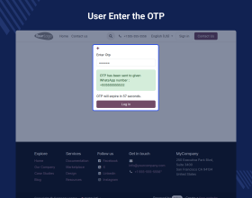 Odoo WhatsApp OTP Authentication
