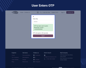 Odoo WhatsApp OTP Authentication