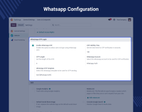 Odoo WhatsApp OTP Authentication