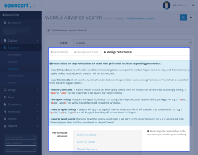 Opencart Advanced Search