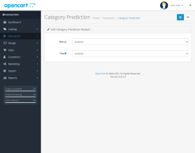 Opencart AI Category Prediction