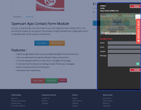 Opencart Ajax Contact Form
