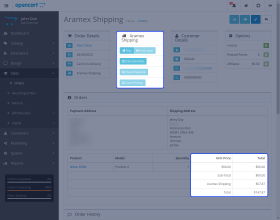 Opencart Aramex Shipping