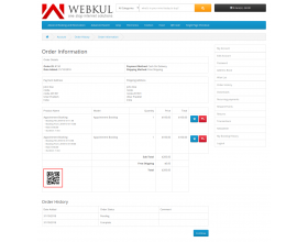 Opencart Booking & Reservation via QR Code