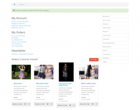 Opencart Customer Interest