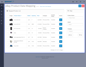 Opencart eBay Connector