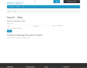 OpenCart Elasticsearch