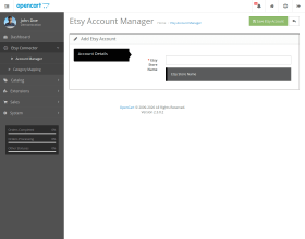 OpenCart Etsy Connector