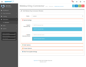 OpenCart Etsy Connector