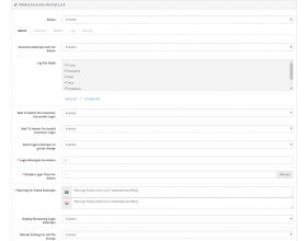 Opencart Excessive Attempt Lock
