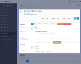 Opencart HelpDesk